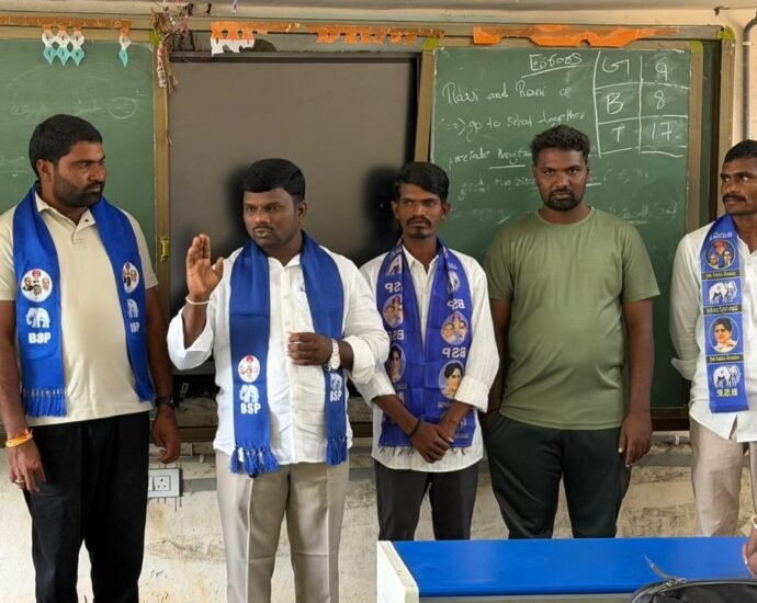 BSP Leaders Visit Revalli ZPHS